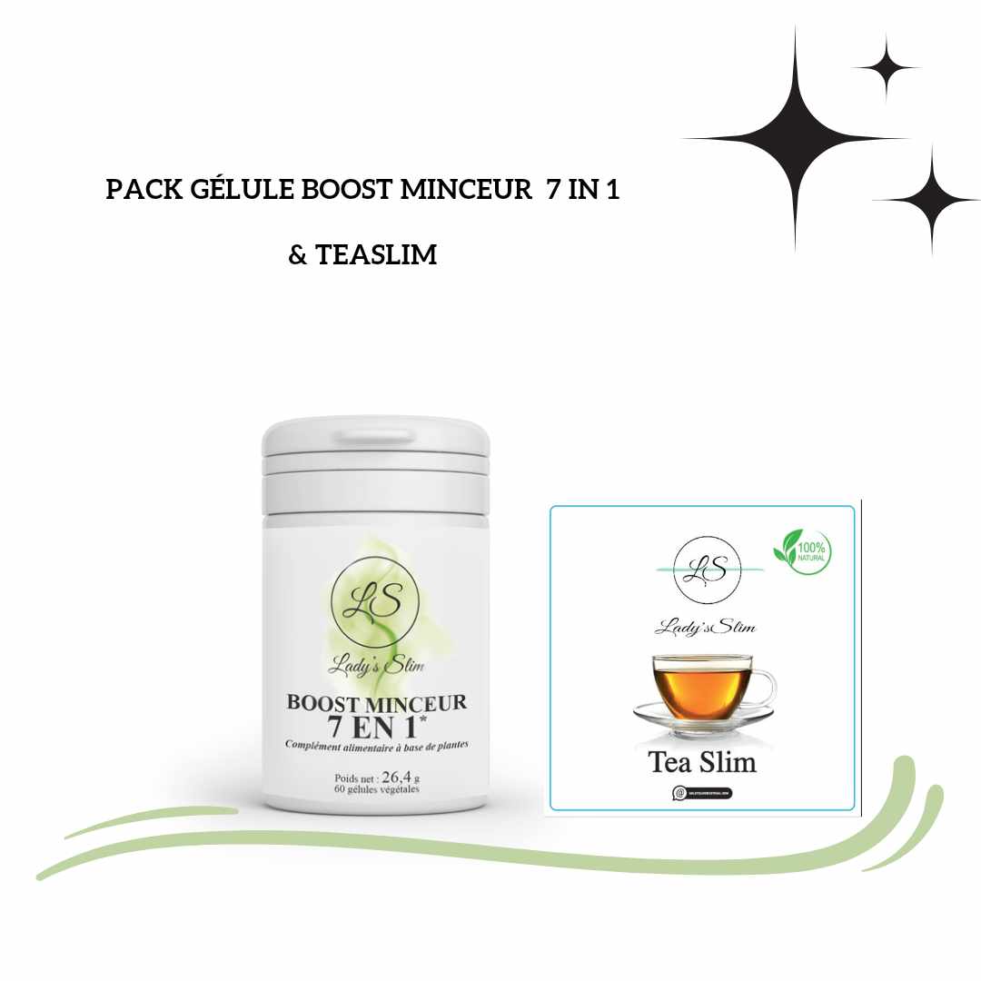 PACK GELULE 1 MOIS - TEASLIM 25 JOURS