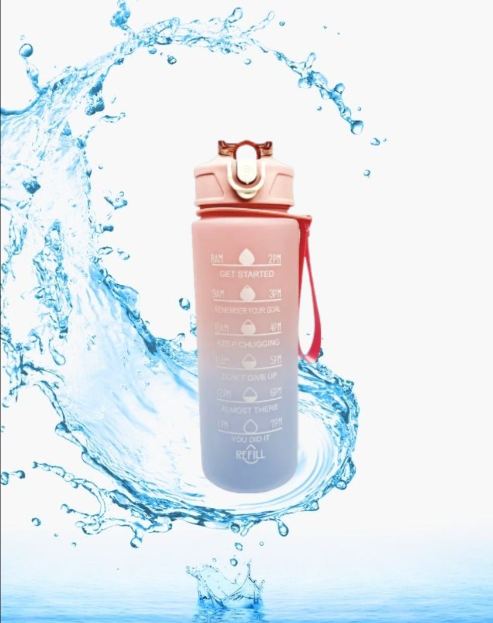 GOURDE BOUTEILLE D'EAU LADY'S SLIM 