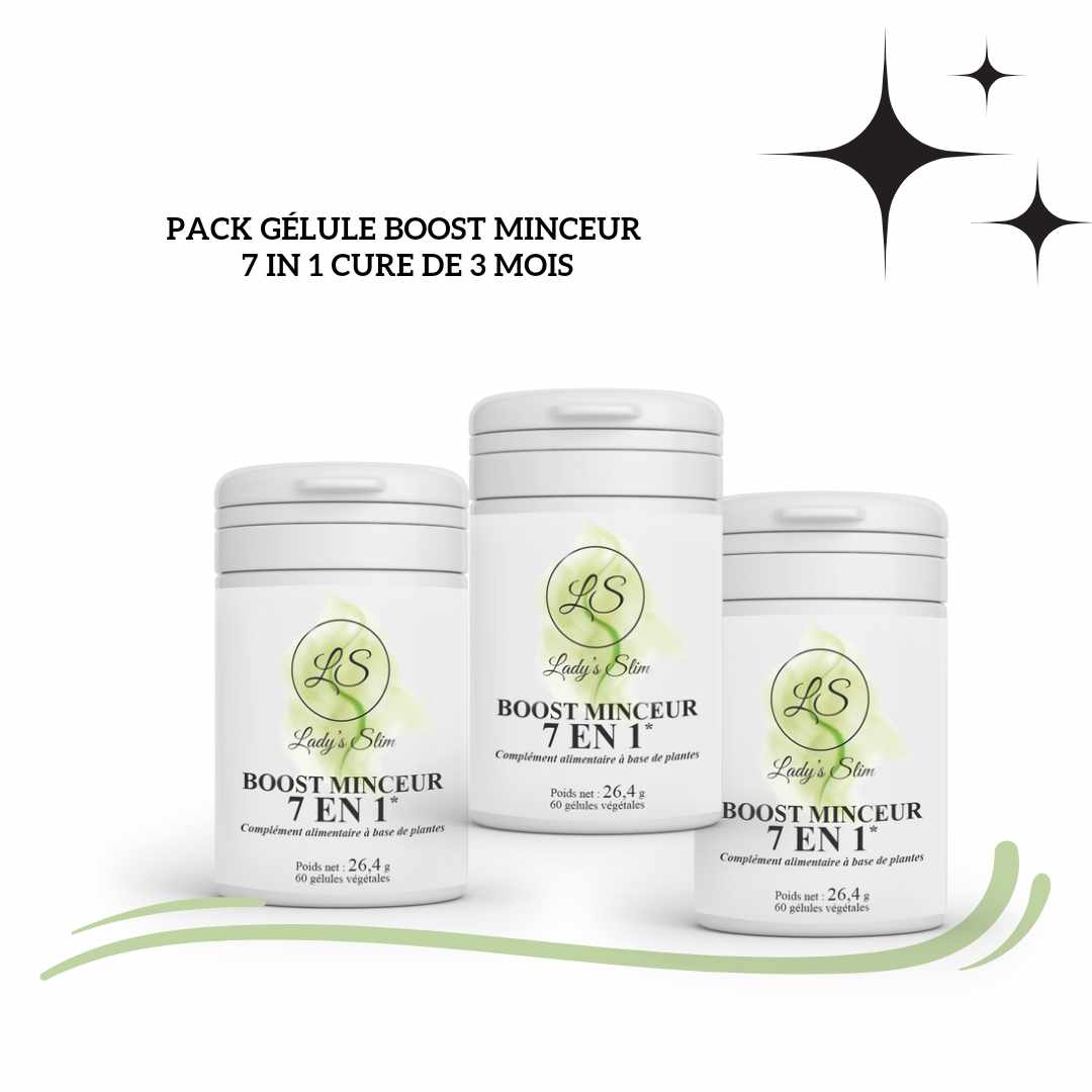 PACK GELULE BOOST MINCEUR - 3 MOIS 